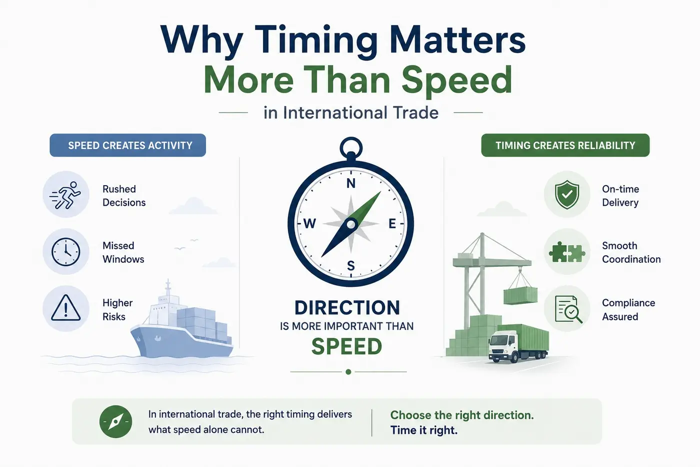 Why Timing Matters More Than Speed in International Trade