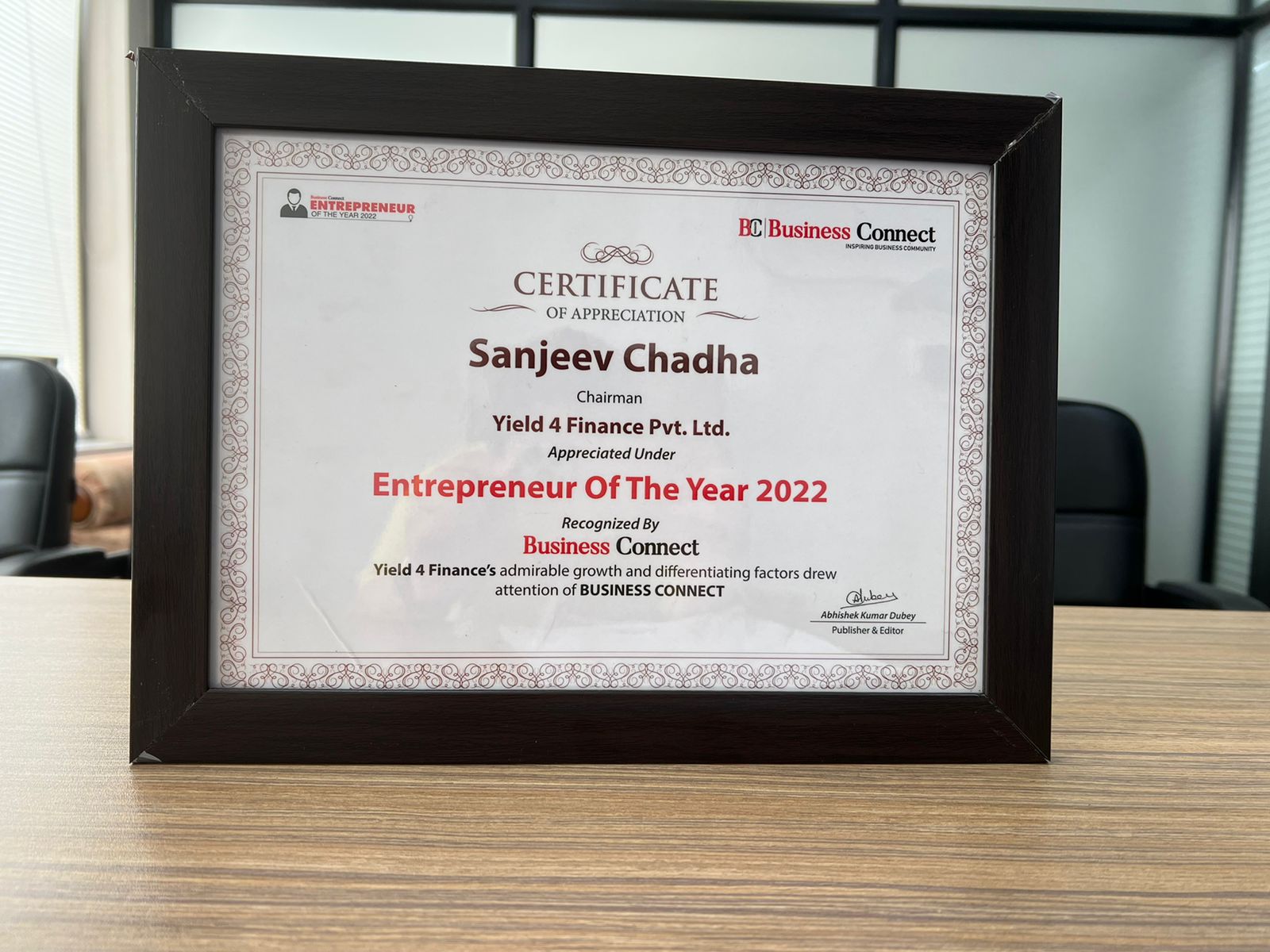 business connect certification sanjeev chadha
